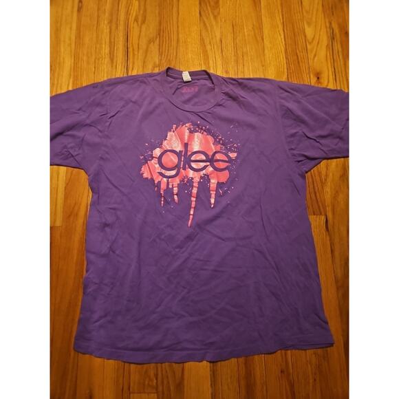 Tops - Glee FOX TV show promo Purple & Pink XL shirt short sleeve promotional live tour